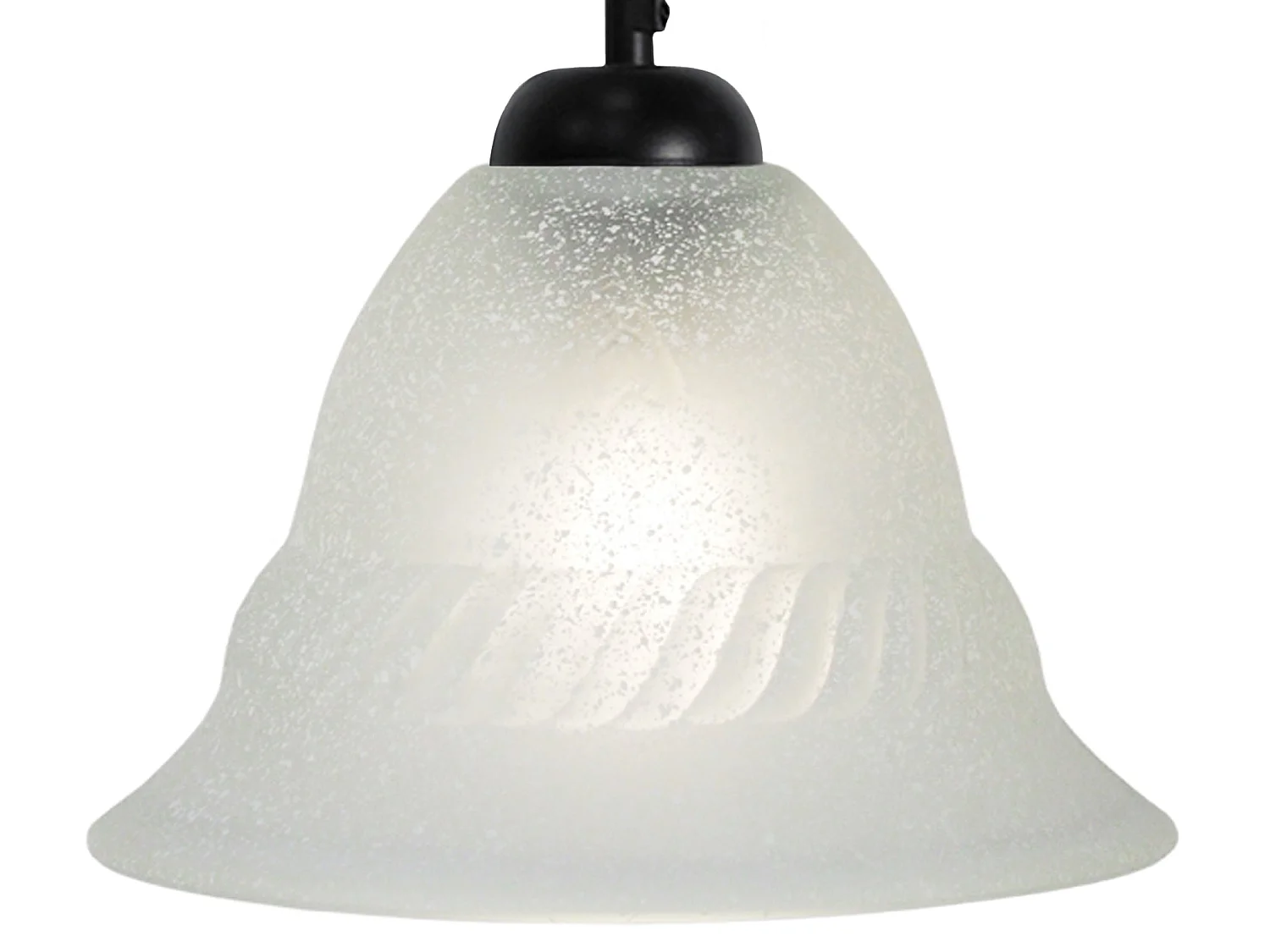 Suspension TOSEL ,verre,Gris ,H68xD17xP 17cm