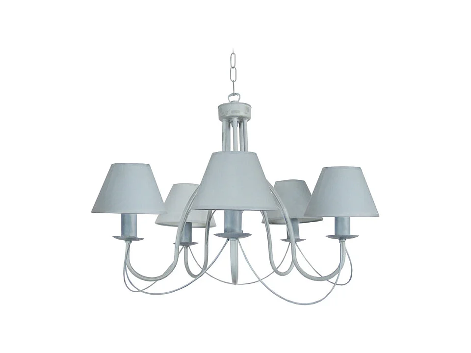 Lustre TOSEL ,métal,Gris ,H80xD78xP78 cm