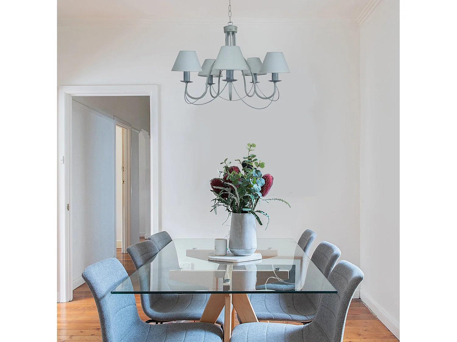 Lustre TOSEL ,métal,Gris ,H80xD78xP78 cm