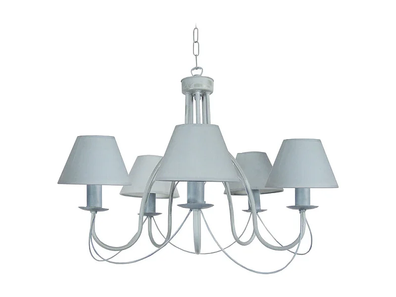 Lustre TOSEL ,métal,Gris ,H80xD78xP78 cm