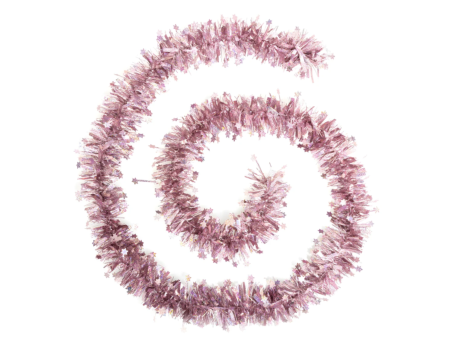 Guirlande de Noël "Colorama" 200cm Rose