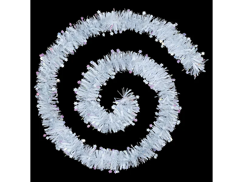 Guirlande de Noël "Colorama" 200cm Blanc Irisé