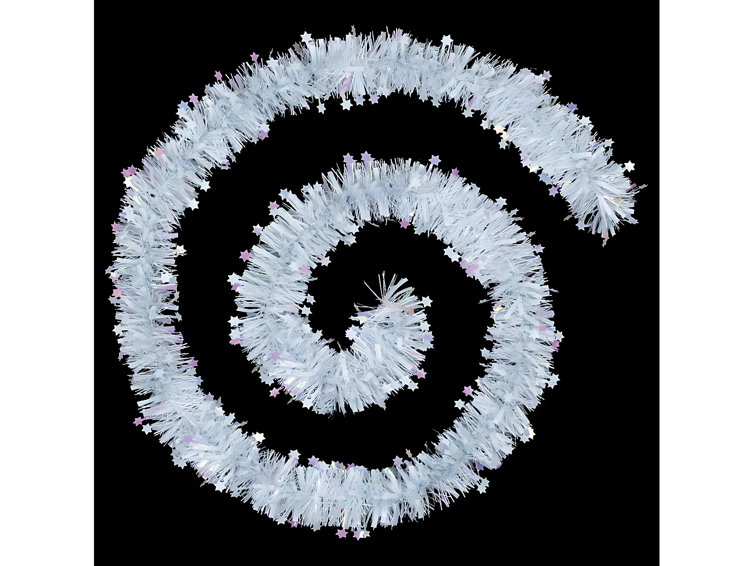 Guirlande de Noël "Colorama" 200cm Blanc Irisé