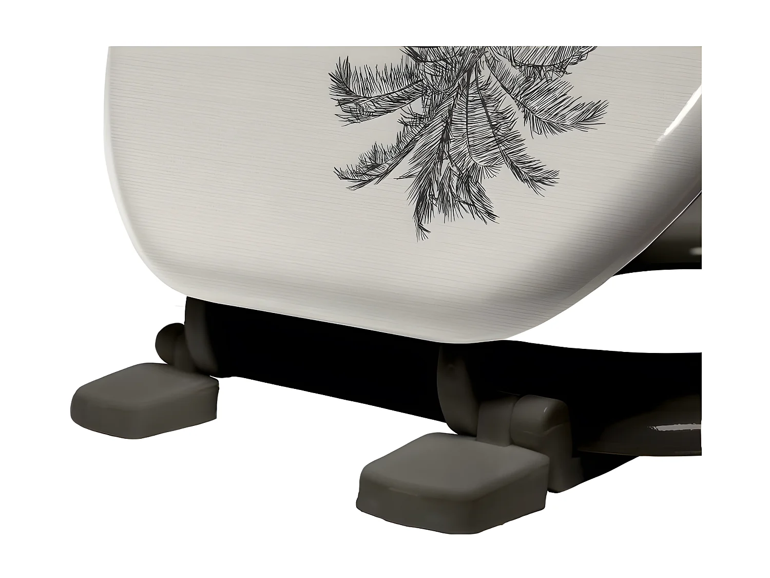 Abattant WC Imprimé "Cocoty" 47cm Noir