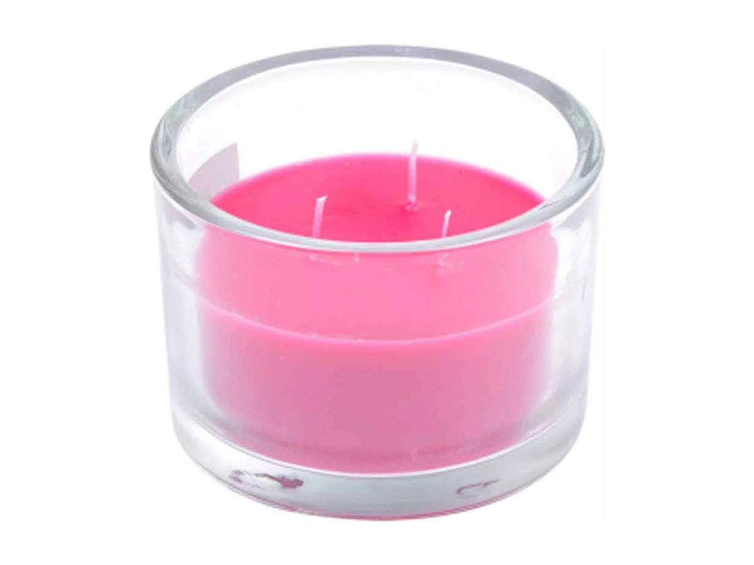 Bougie Verrine Parfumée "Essentiel" 12cm Rose