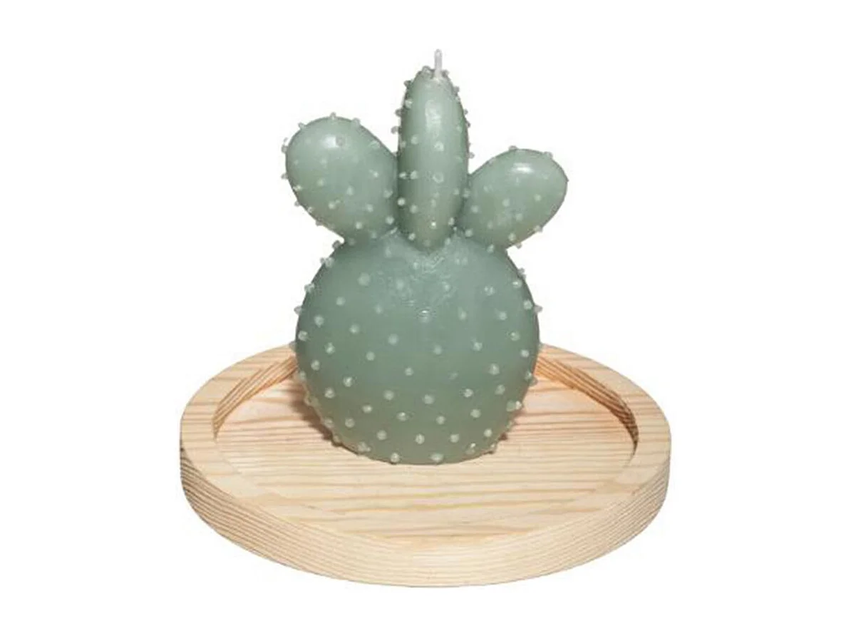 Bougie avec Cloche en Verre "Jardin" 145g Vert