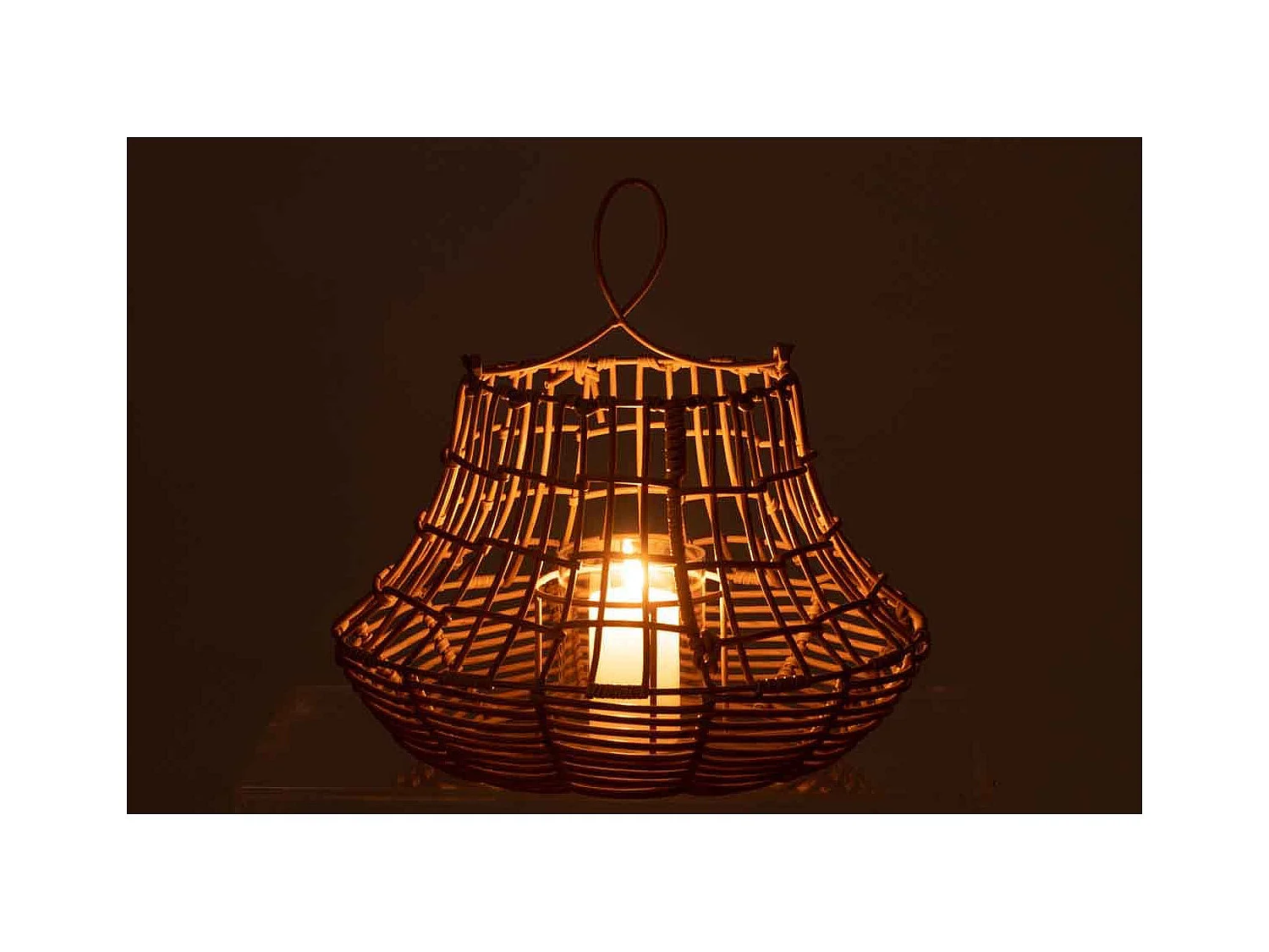 Photophore Design "Suspendu" 32cm Naturel