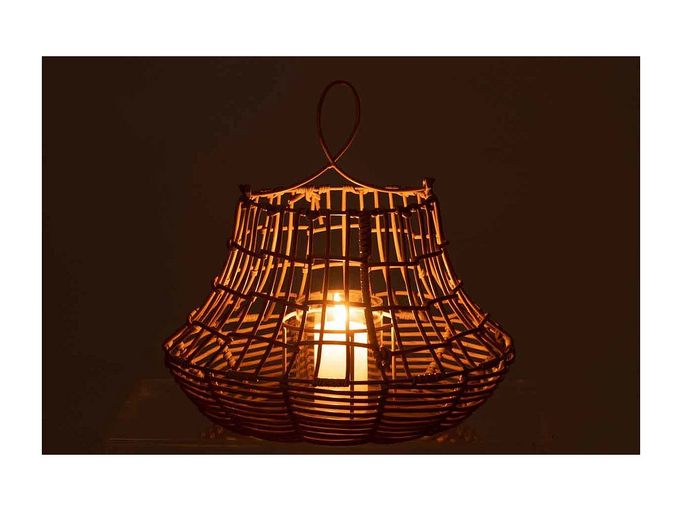 Photophore Design "Suspendu" 32cm Naturel