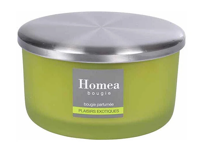 Bougie Parfumée Verrine "Tropical Fresh" 13cm Plaisirs Exotiques