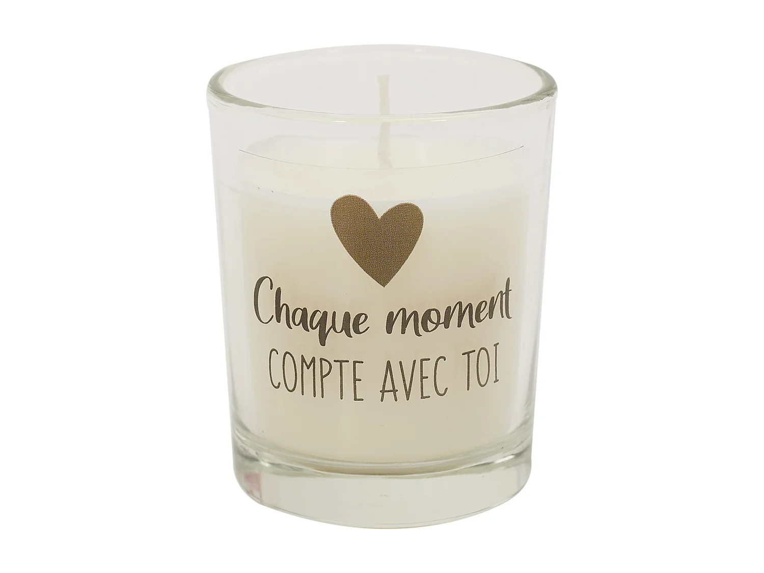 Bougie Parfumee X5 Calendrier Amour Blanc, Rouge