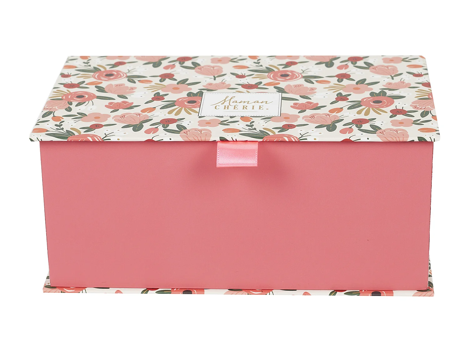 Bougie Parfumee X2 Coffret Maman Cherie Rose, Blanc, Vert