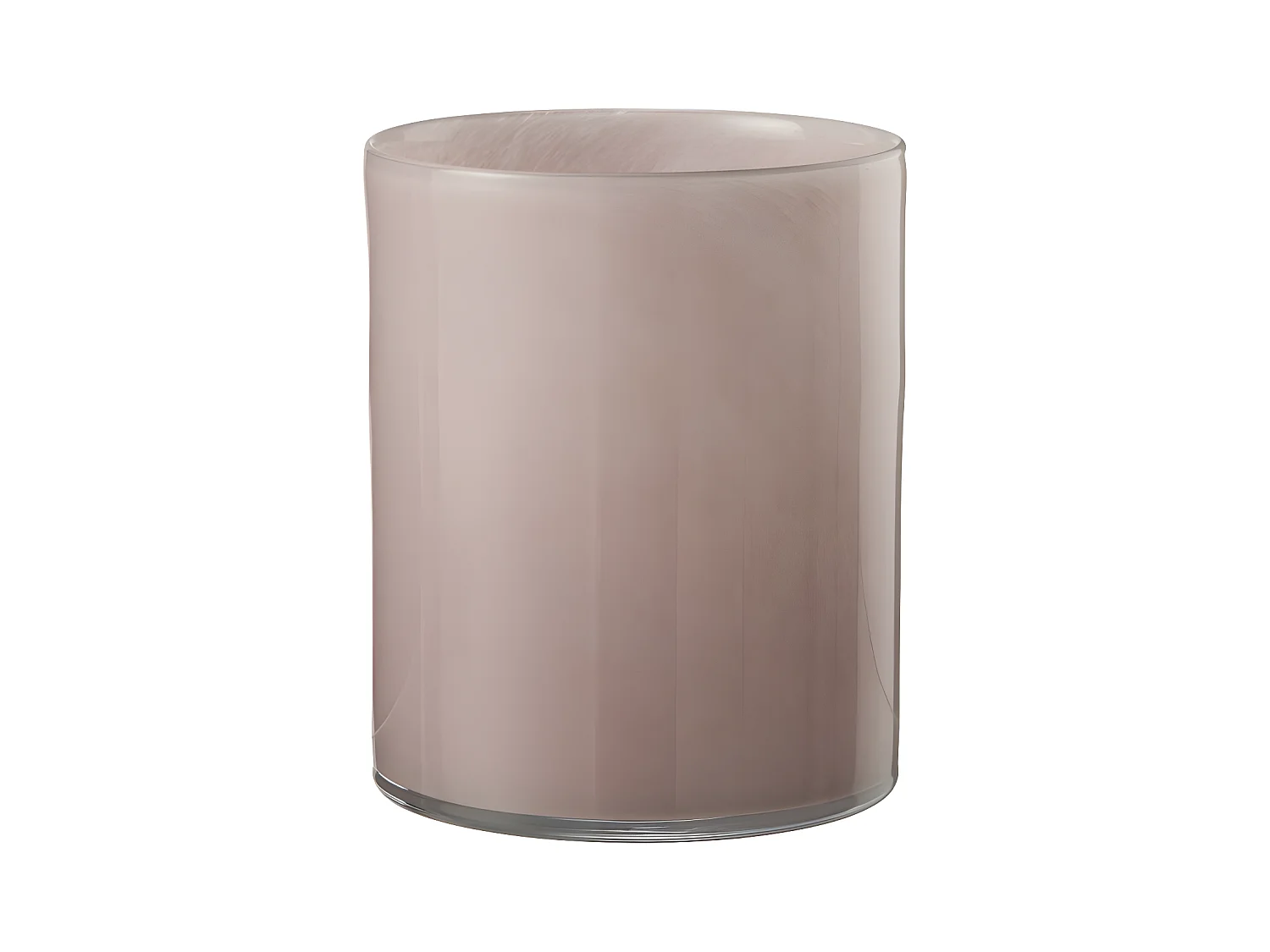 Photophore Design en Verre "Jade" 18cm Rose