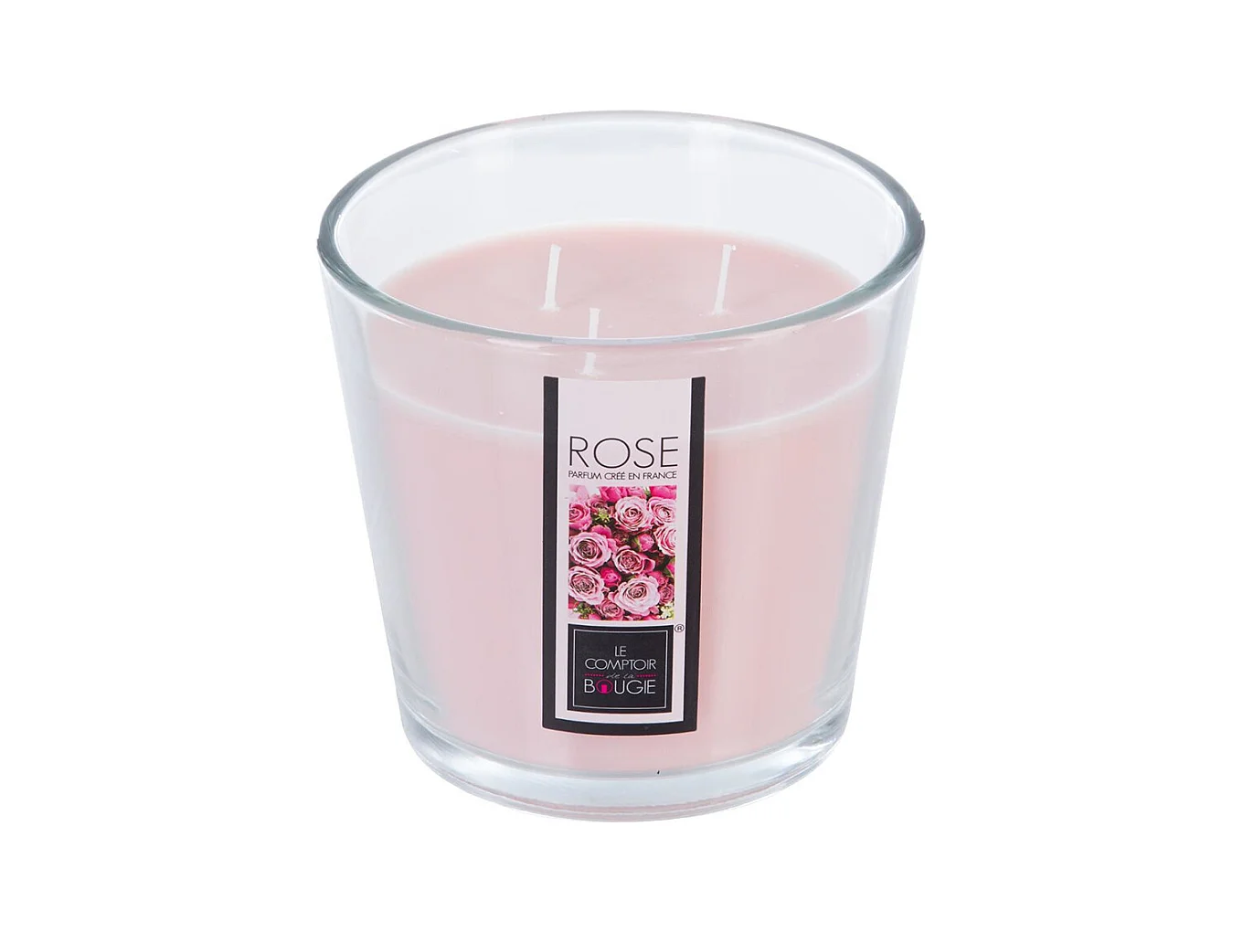 Bougie Parfumée "Nina" 500g Rose