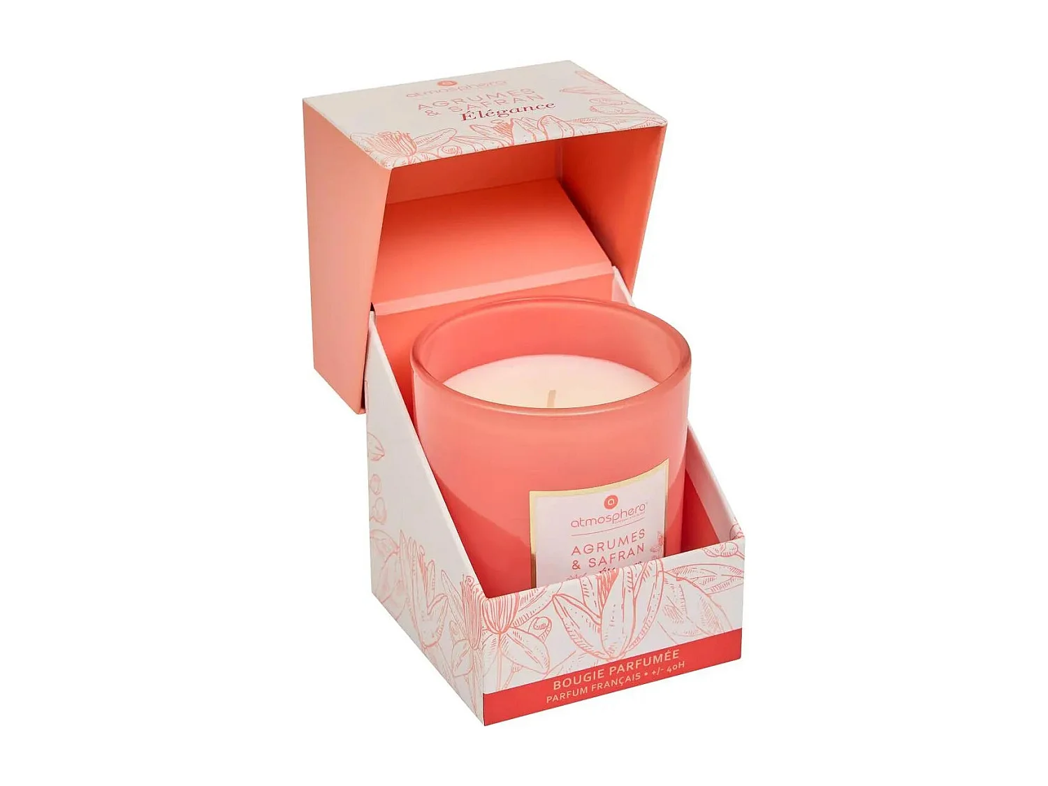 Bougie Parfumée "Mael" 190g Agrumes & Safran