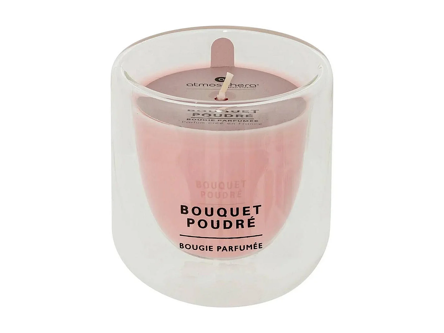 Bougie Parfumée En Verre "Ilan" 130g Bouquet Poudré