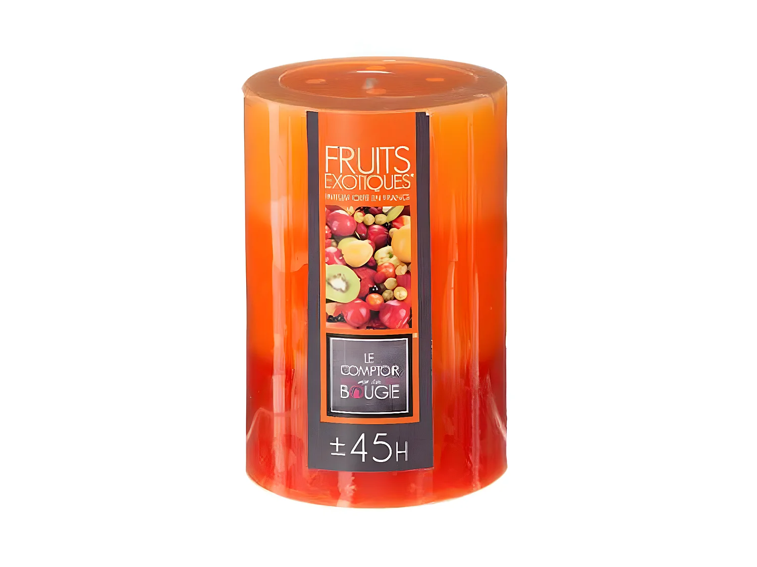 Bougie Parfumée Ronde "Trio" 310g Fruits Exotiques