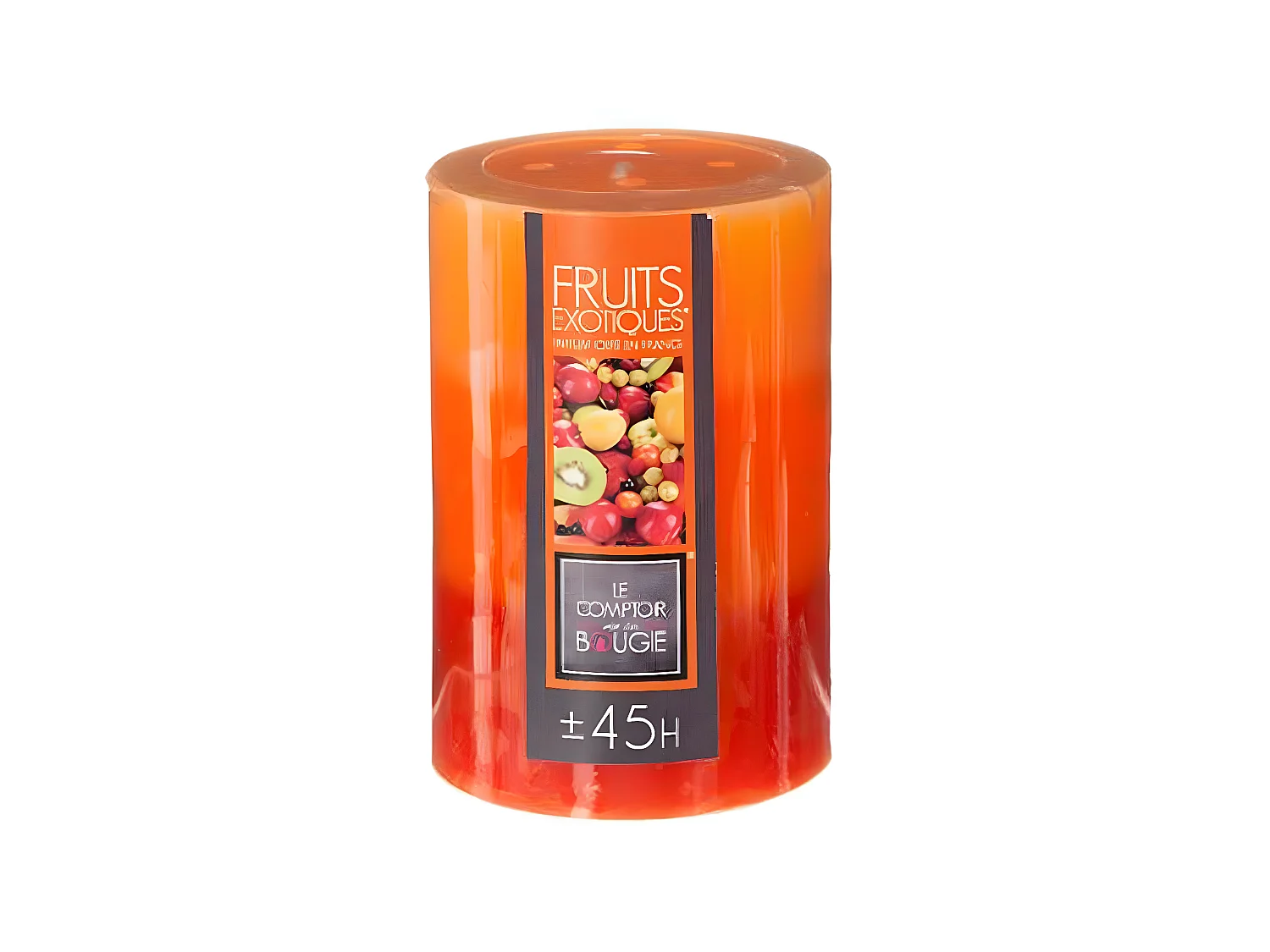Bougie Parfumée Ronde "Trio" 310g Fruits Exotiques