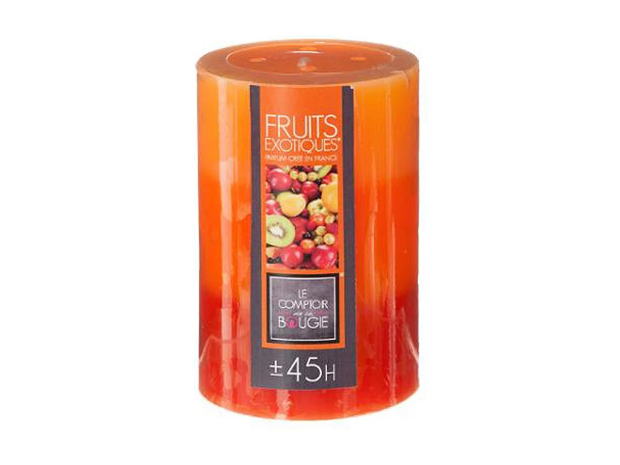 Bougie Parfumée Ronde "Trio" 310g Fruits Exotiques