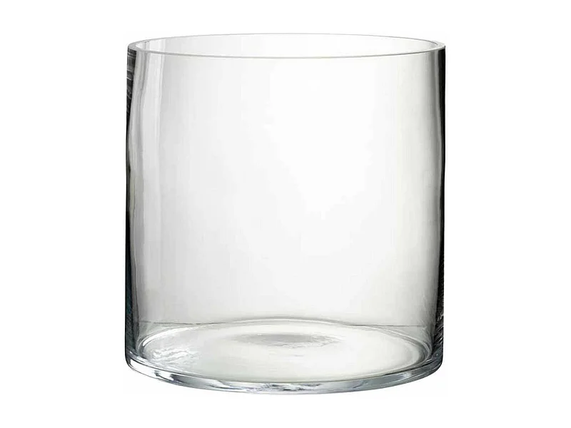 Photophore en Verre "Buoma" 25cm Transparent