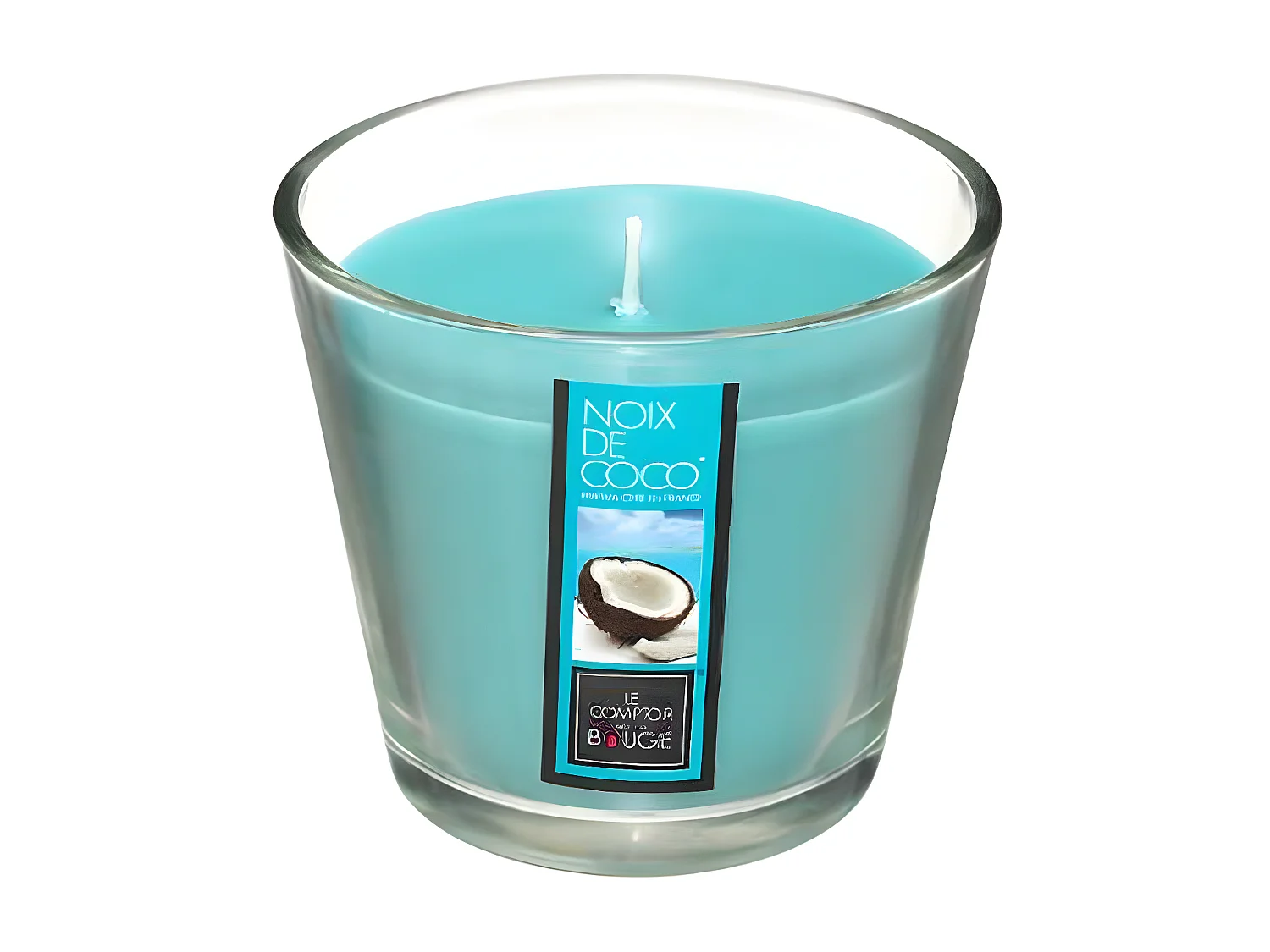 Bougie Parfumée en Verre "Nina" 190g Noix de Coco