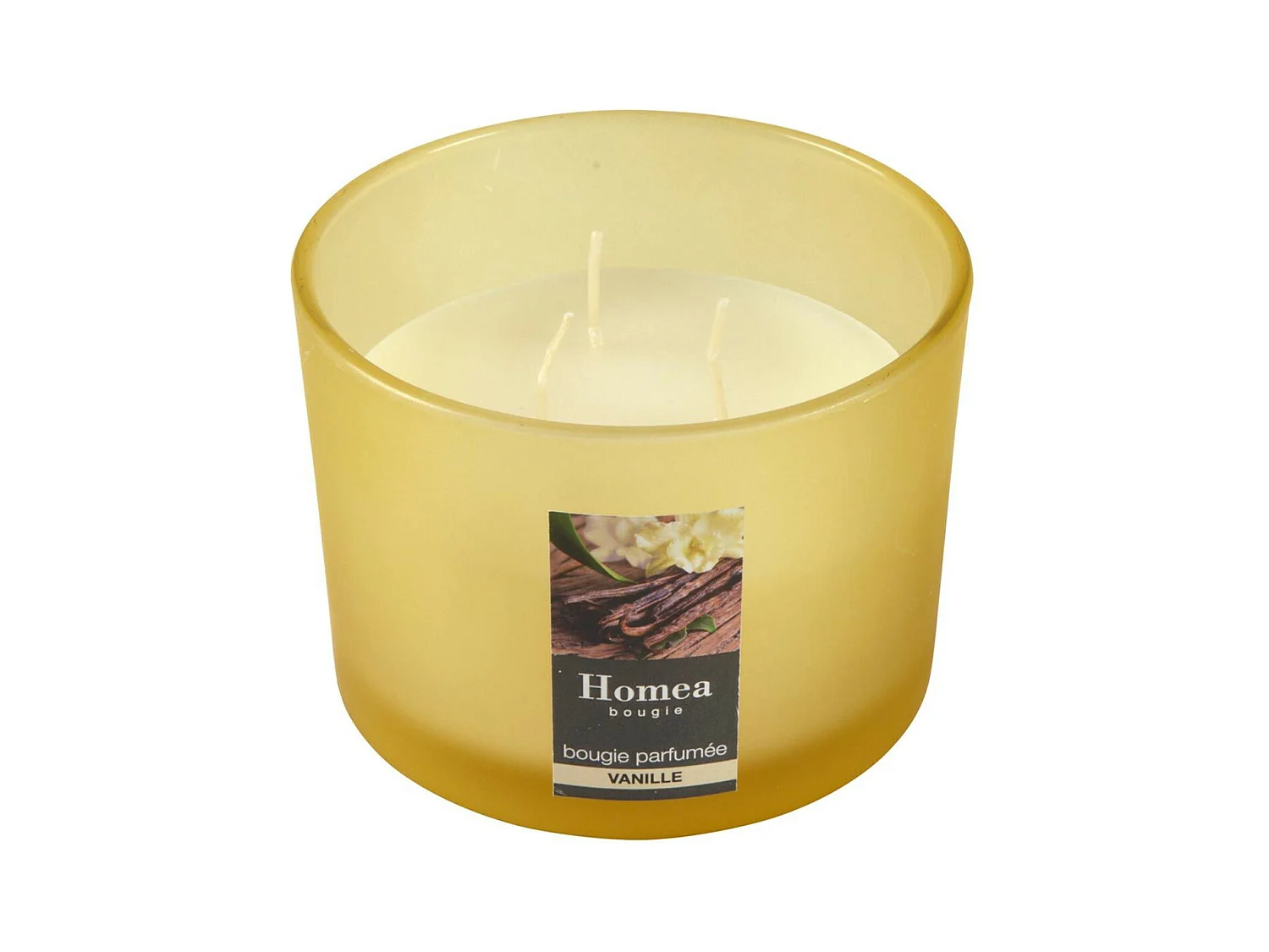 Bougie Verrine Parfumée "Essentiel" 11cm Vanille