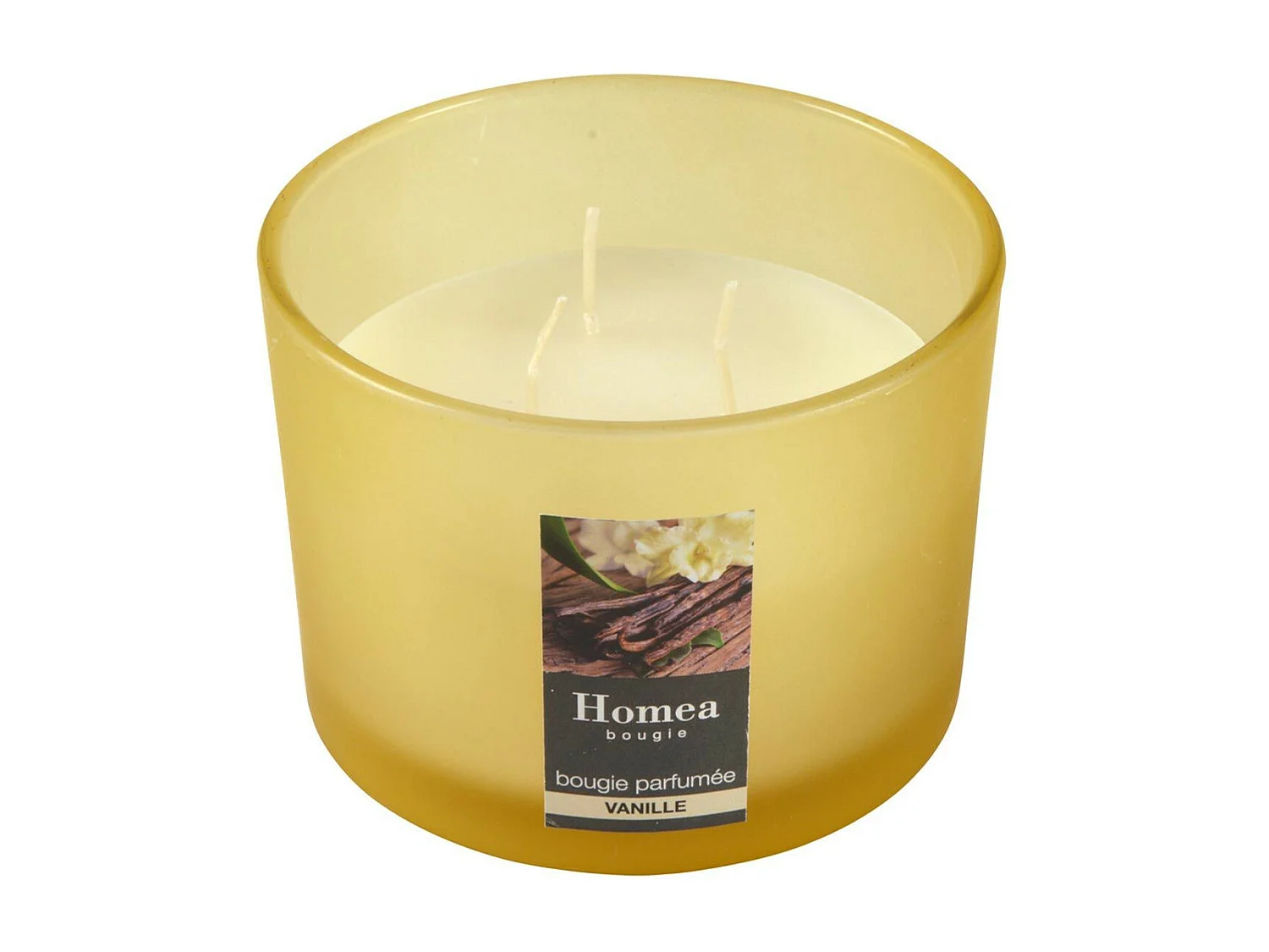 Bougie Verrine Parfumée "Essentiel" 11cm Vanille