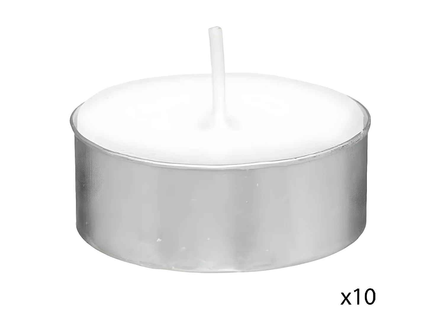 Coffret 21 Bougies "3 Formats" 20cm Blanc