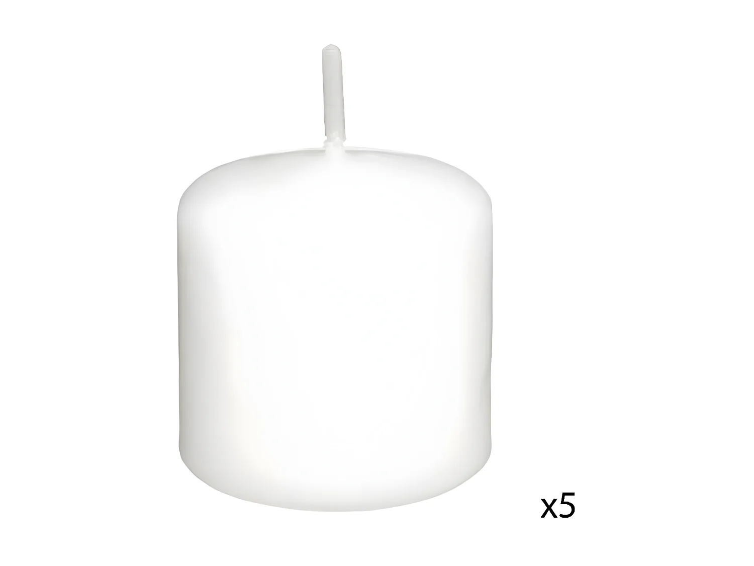 Coffret 21 Bougies "3 Formats" 20cm Blanc