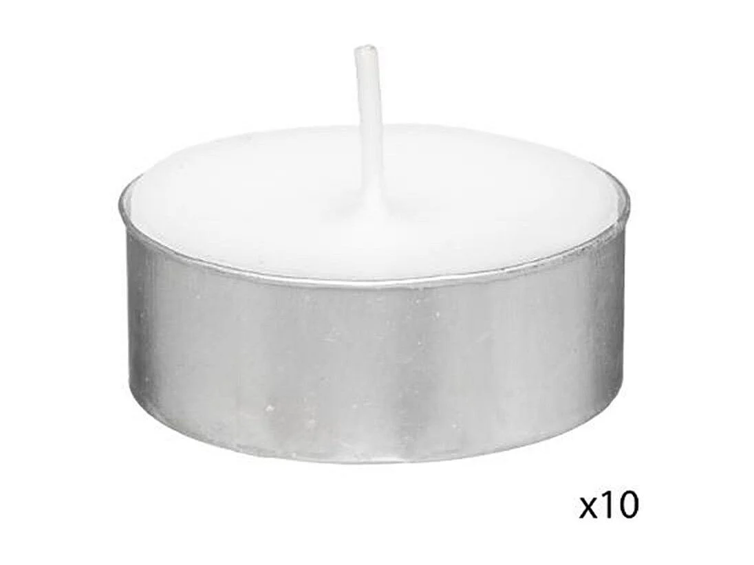 Coffret 21 Bougies "3 Formats" 20cm Blanc