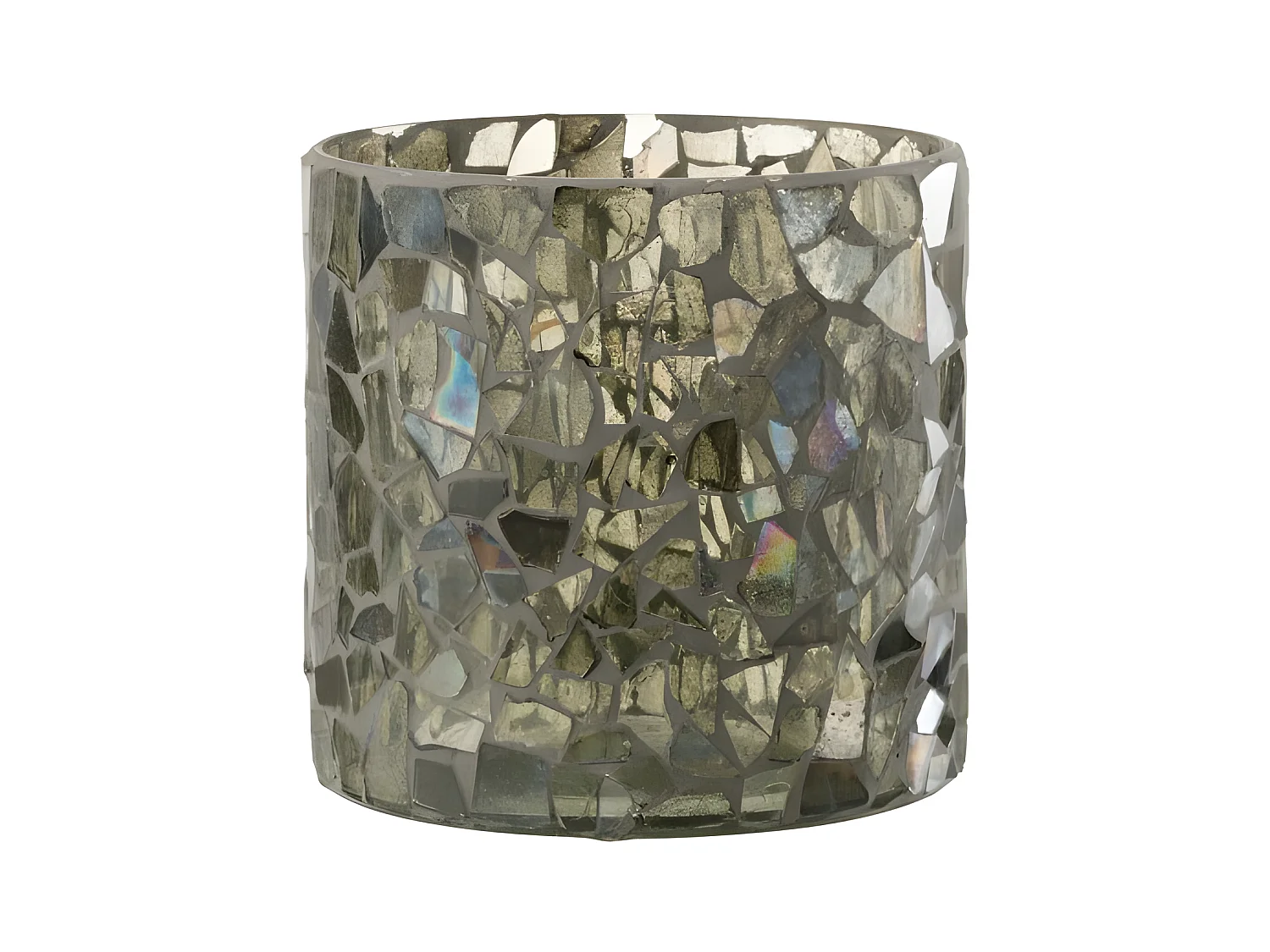 Photophore Design en Verre "Ido" 16cm Vert
