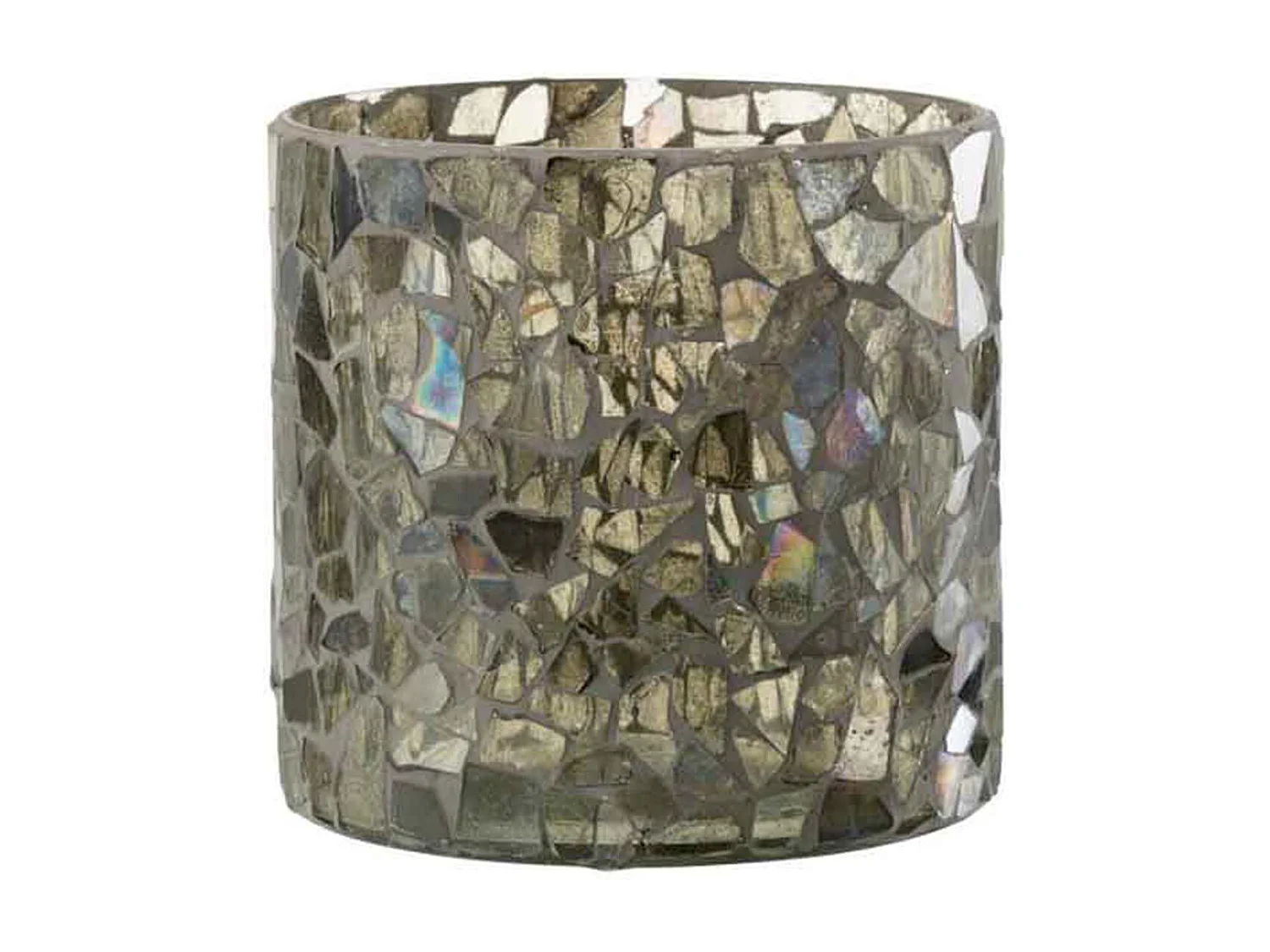 Photophore Design en Verre "Ido" 16cm Vert