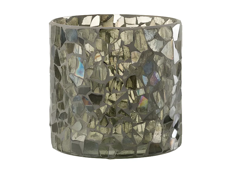 Photophore Design en Verre "Ido" 16cm Vert