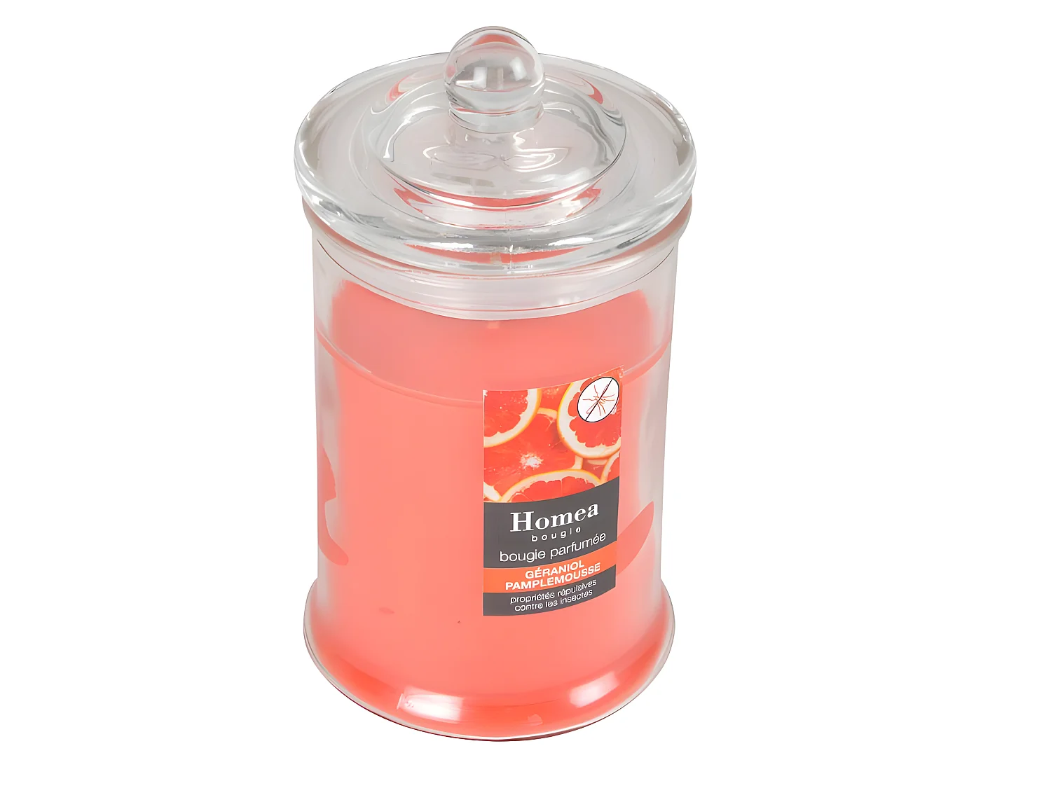 Bougie Parfumée Bocal "Essentiel" 15cm Géraniol