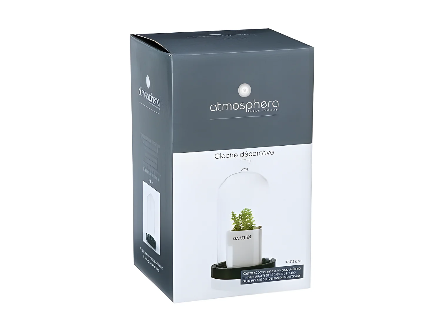 Cloche Décorative en Verre "Dara" 19cm Transparent