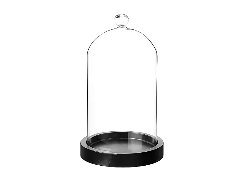 Cloche Décorative en Verre "Dara" 19cm Transparent