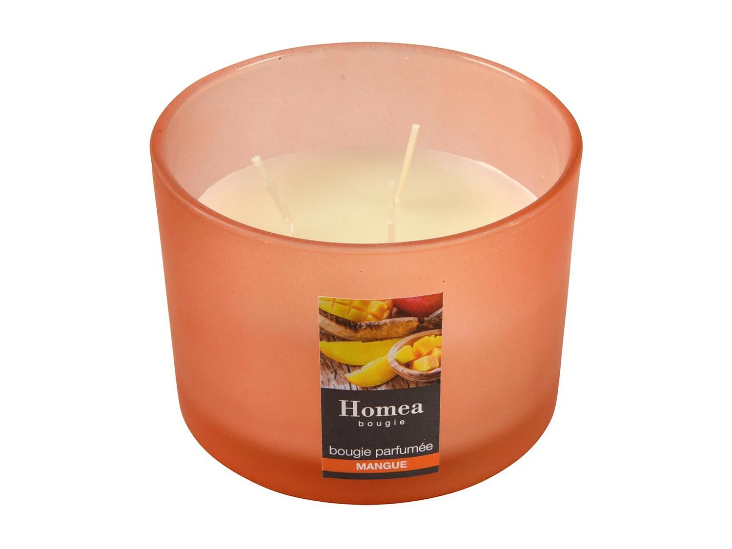 Bougie Verrine Parfumée "Essentiel" 11cm Mangue