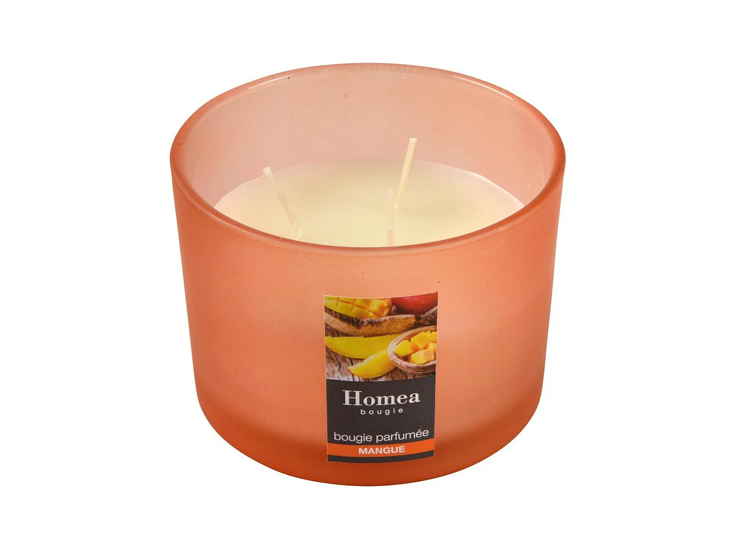 Bougie Verrine Parfumée "Essentiel" 11cm Mangue