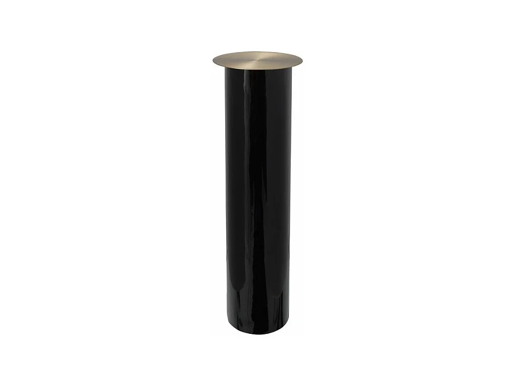 Bougeoir de Sol "Colby" 70cm Noir & Or