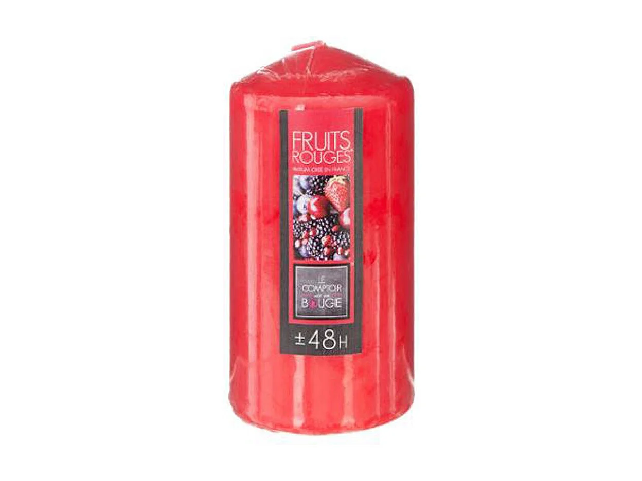 Bougie Parfumée Ronde "Tami" 395g Fruits Rouges