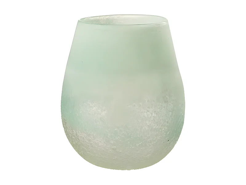 Portavelas de vidrio Azur 22x22x25 cm