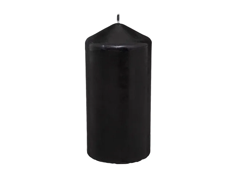 Bougie Cylindrique "Hugo" 14cm Noir