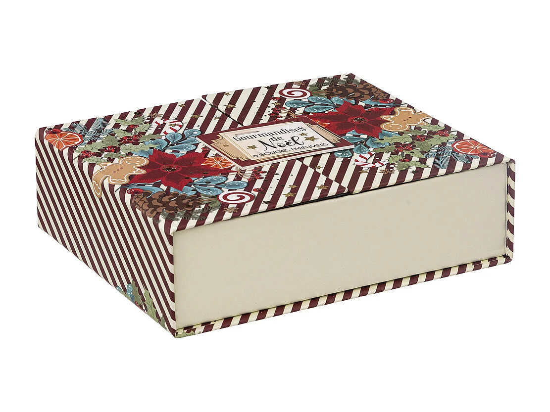 Lot de 6 Bougies Parfumées "Soir" 240g La Fête des Délices