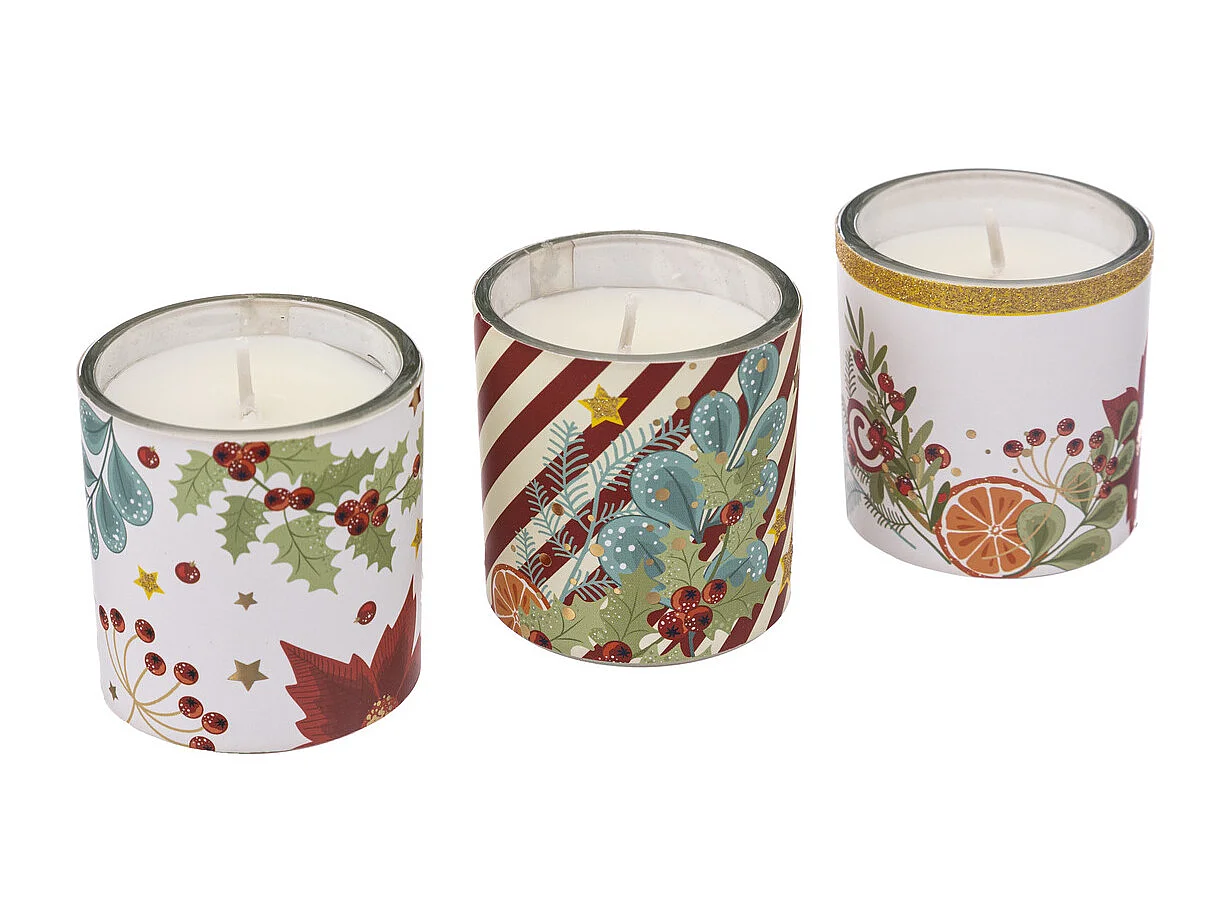 Lot de 6 Bougies Parfumées "Soir" 240g La Fête des Délices