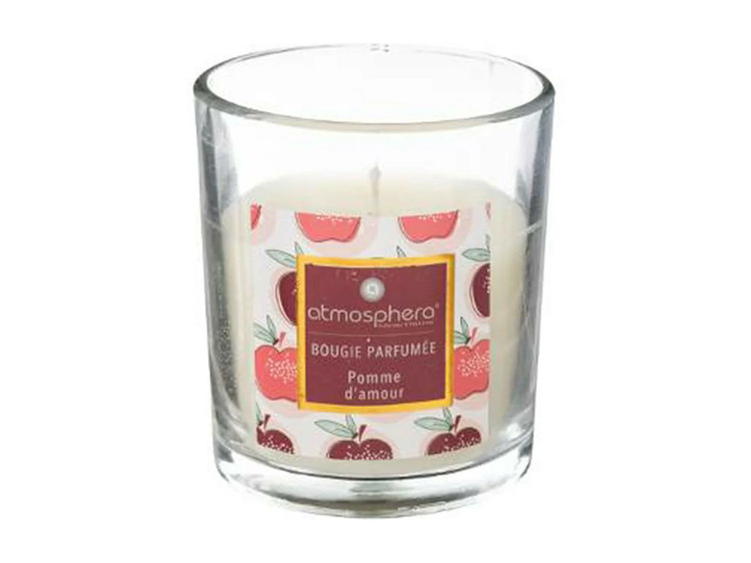 Bougie Parfumée en Verre "Neda" 110g Pomme d'Amour