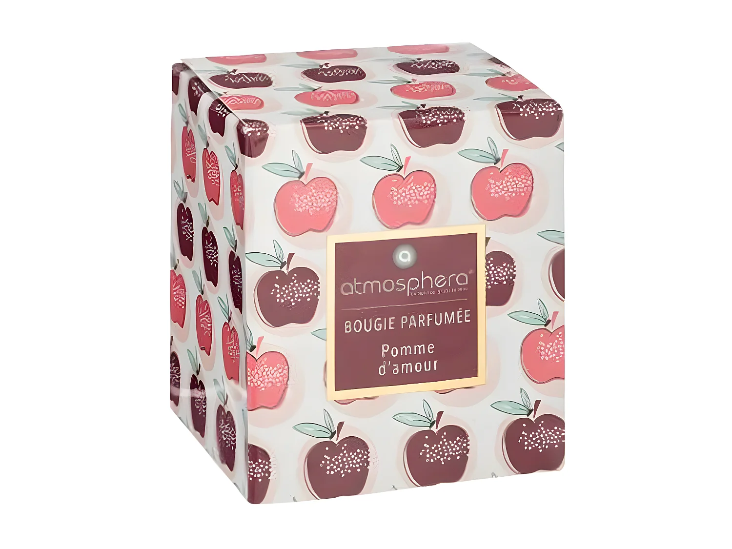 Bougie Parfumée en Verre "Neda" 110g Pomme d'Amour