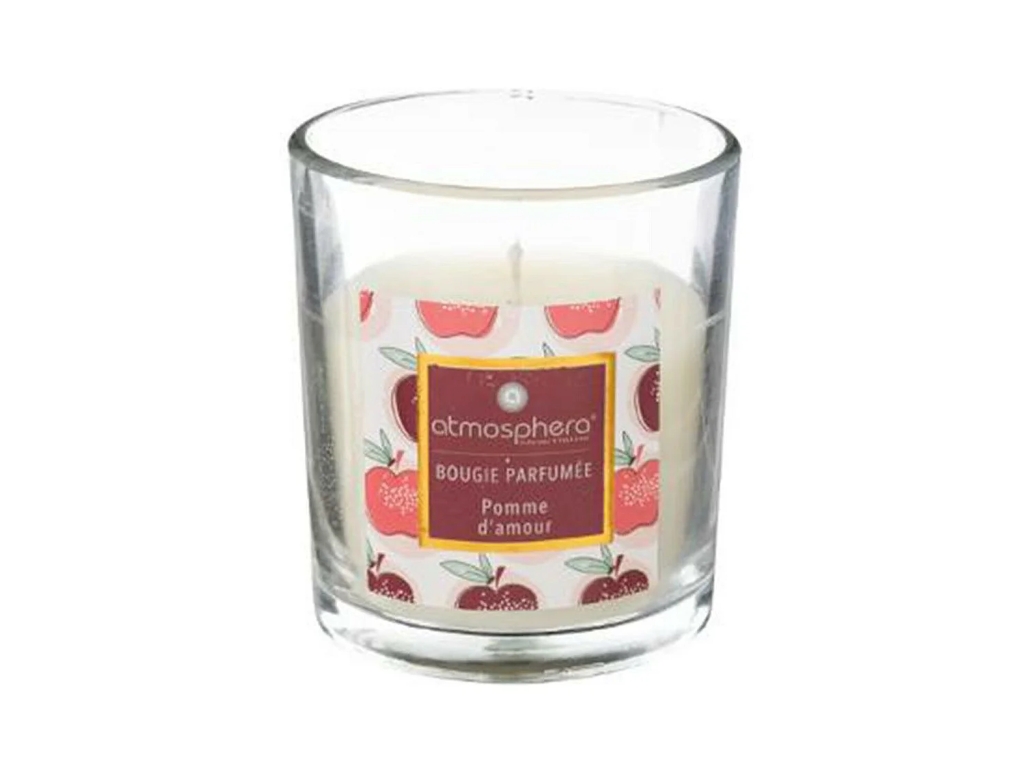 Bougie Parfumée en Verre "Neda" 110g Pomme d'Amour
