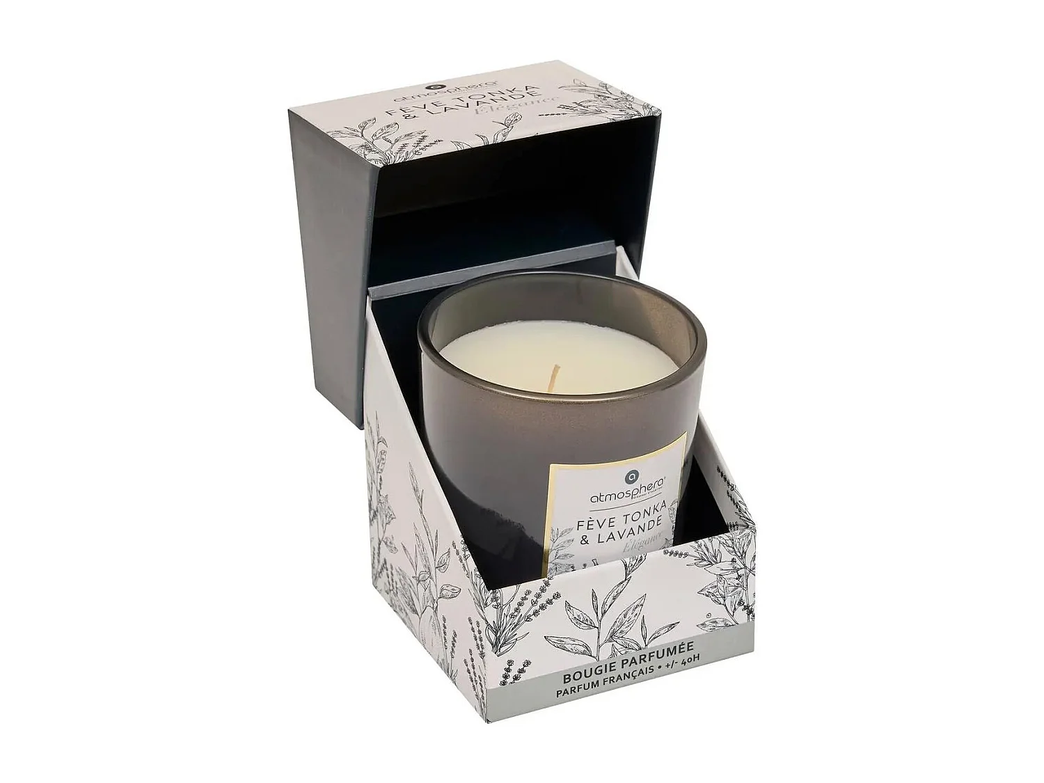 Bougie Parfumée "Mael" 190g Fève de Tonka & Lavande