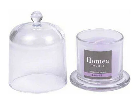 Bougie Parfumée Cloche "Romantique" 11cm Lavande