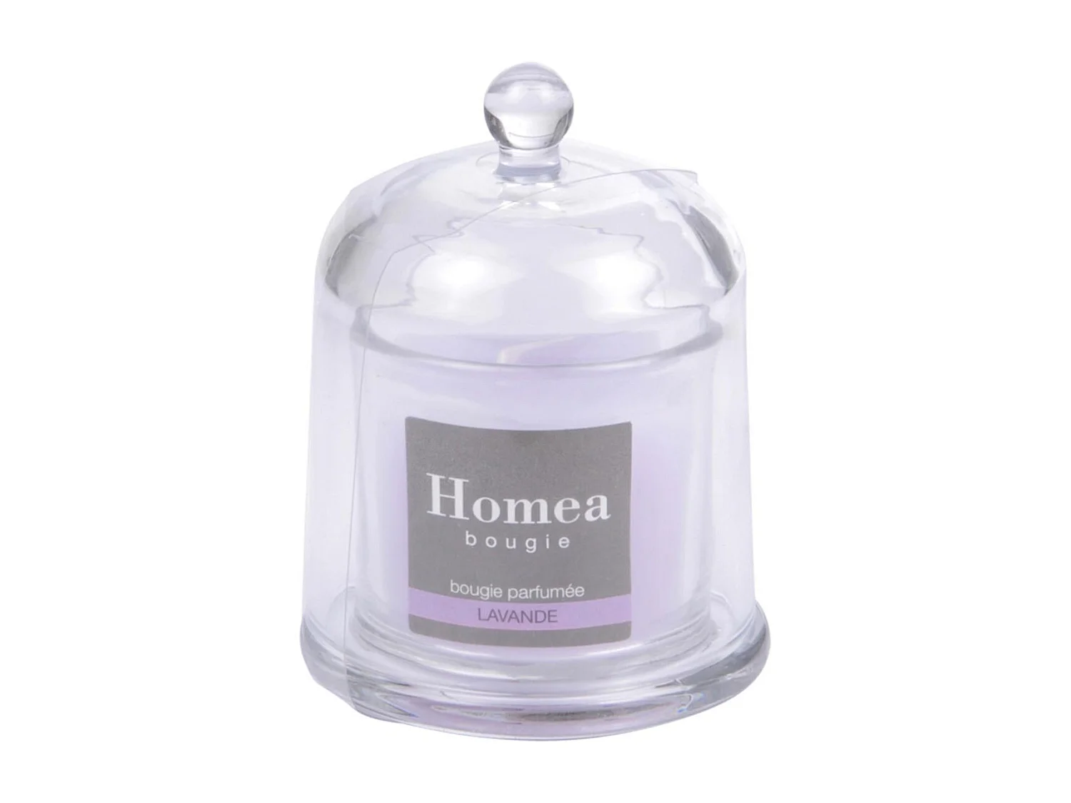 Bougie Parfumée Cloche "Romantique" 11cm Lavande
