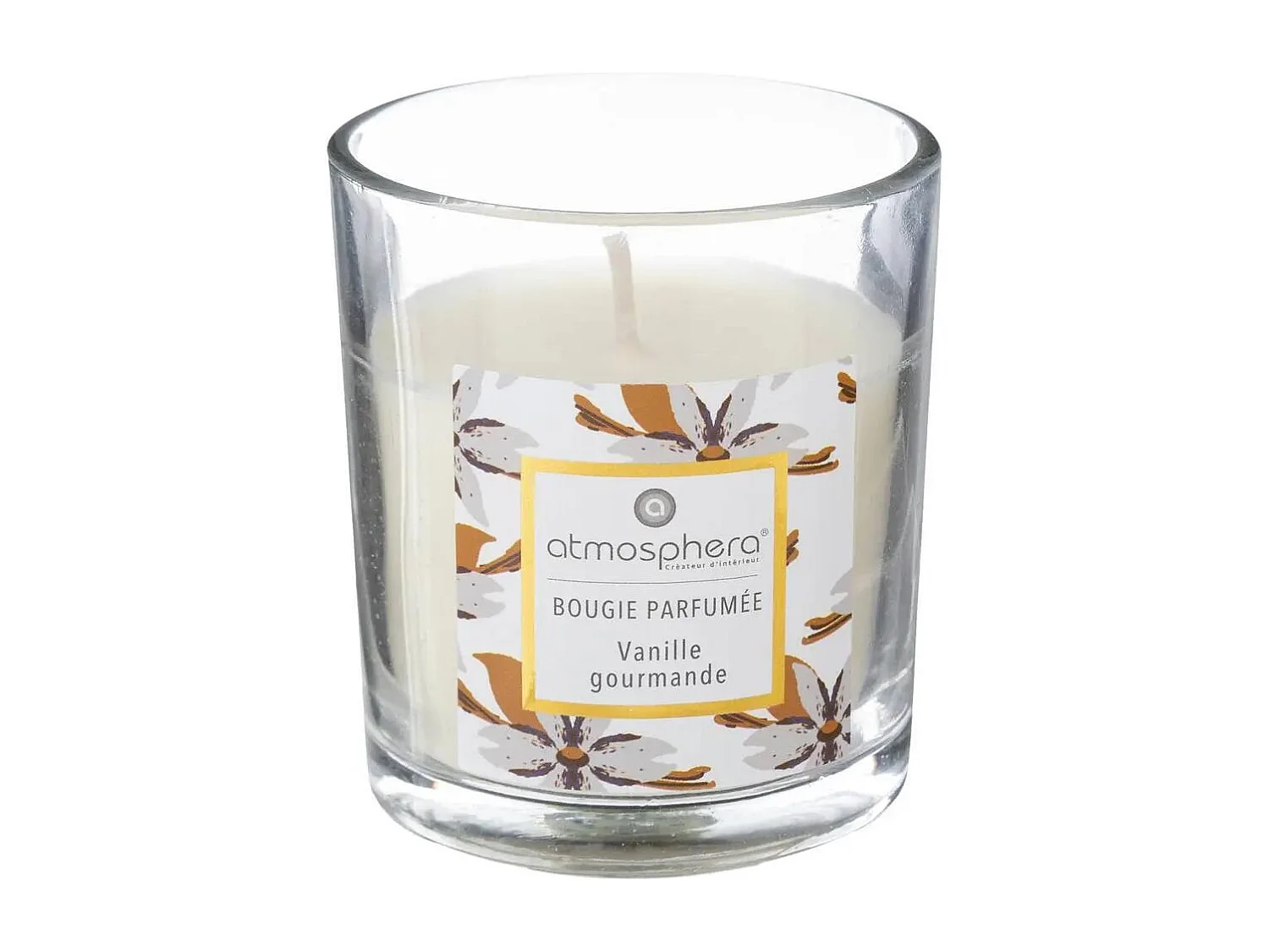 Bougie Parfumée en Verre "Neda" 110g Vanille